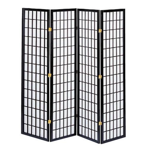 衝立 和風衝立4連ハイ [1枚あたり 45 x 2 x H180 cm] 木製品 (7-785-15) 料亭 旅館 和食器 飲食店 業務用