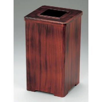 客室用品 角くず入れ新紫檀塗 [21 x 21 x 36cm] ABS樹脂 (7-904-9) 料亭 旅館 和食器 飲食店 業務用