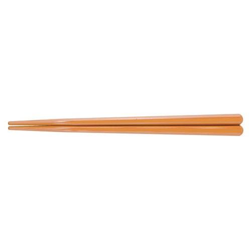 箸 18cm六角先端角箸オレンジ ホタテ貝抗菌なし 洗浄機可 [18 x 0.8
