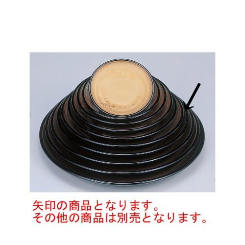 バイキング盛器 錦盛皿黒内色紙金箔尺2寸 SH塗 [36φ x 4.9cm] ABS樹脂 (7-602-2) | 盛皿 大皿 和食器 洋食器 おしゃれ 業務用