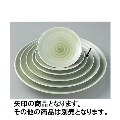 バイキング盛器 渦潮皿ヒワグリーン9寸 [27.2φ x 3.9cm] ABS樹脂 (7-609-1) 料亭 旅館 和食器 飲食店 業務用