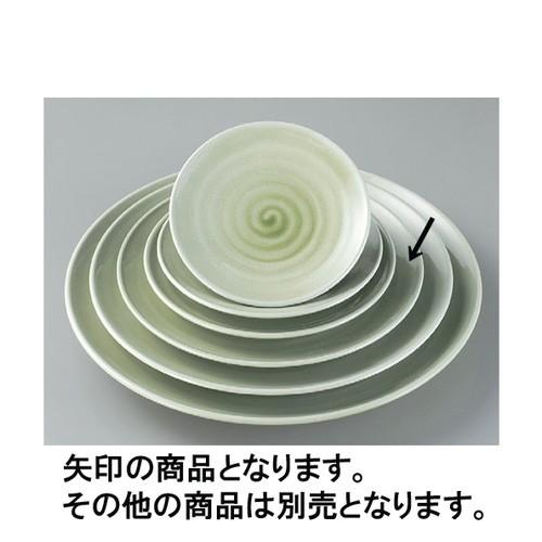バイキング盛器 渦潮皿ヒワグリーン尺1寸 [33.3φ x 4.4cm] ABS樹脂 (7-609-1) 料亭 旅館 和食器 飲食店 業務用