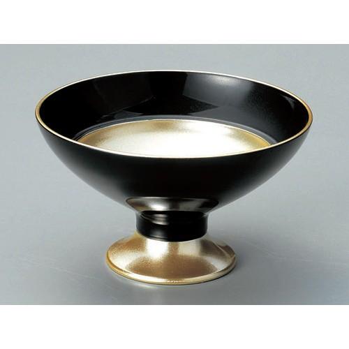 盛器 5寸高杯盛器黒金雅 SS塗 [15φ x 8.7cm] 熱硬化性樹脂(メラミンまたはユリア樹脂) (7-670-4) | 盛鉢 和食器 洋食器 おしゃれ 業務用