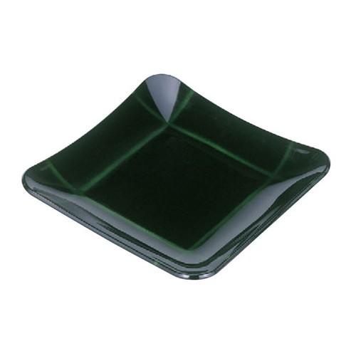 盛器 尺0.5寸渕丸角皿 グリーン格子 [31.8 x 31.8 x 4.3cm] 熱硬化性樹脂(メラミンまたはユリア樹脂) (7-708-7) | 盛皿 大皿 和食器 洋食器 おしゃれ 業務用