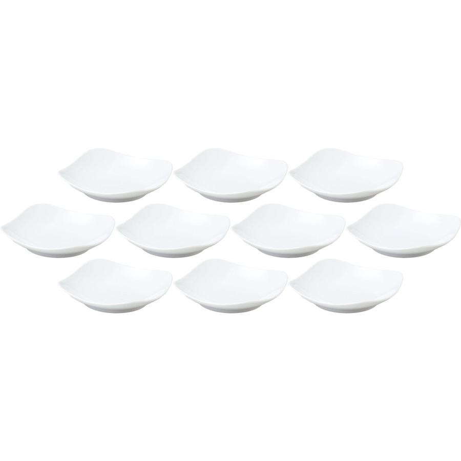 10個セット スクエア 15cm深皿 寸法:15.4×3.2cm | 洋食器角皿 : せと