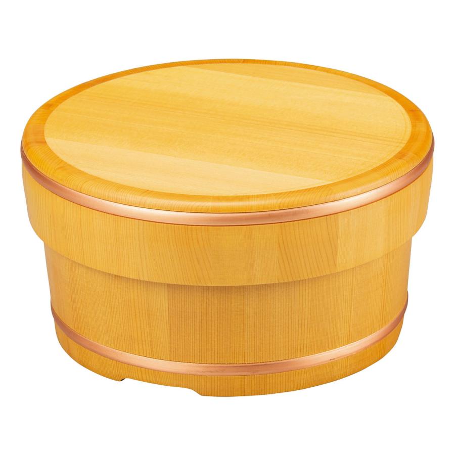特撰 椹・おひつ 寸法:身:約φ21×H11cm 約5合 | 漆器・木製品