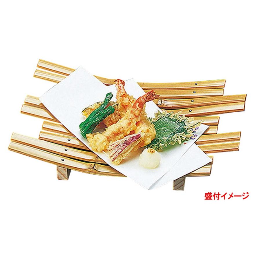 竹・筏皿 白竹 [ 約27 x 17 x H4cm ] 【 竹製品 】 | 旅館 料亭 ホテル 飲食店 和食 和食器 業務用