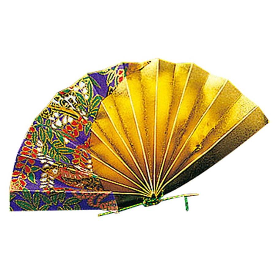 祝い扇子 (50ケ入) 紫友禅 [ 約10 x 5.5cm ] 【 演出小物 】 | 正月 元旦 お節 お祝い 業務用 自宅用