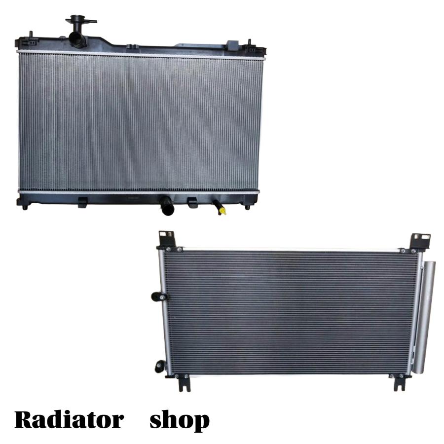 ２点セット 新品  ラジエーター コンデンサー ヴォクシー ボクシー ZRR80G ZRR80W ZRR85G ZRR85W 即納 ラジエター | 