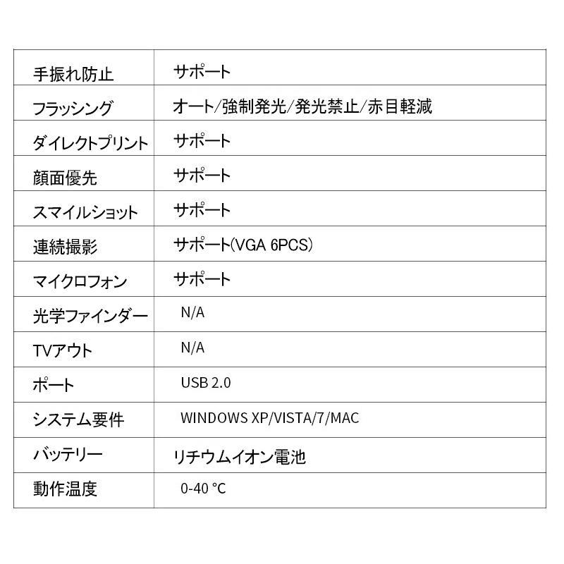 【2024新色追加】デジタルカメラ 4800万画素 初心者向け 高画質 ポケットカメラ 8倍デジタルズーム 2.7インチ充電式 誕生日プレゼント 新品｜setostore｜20