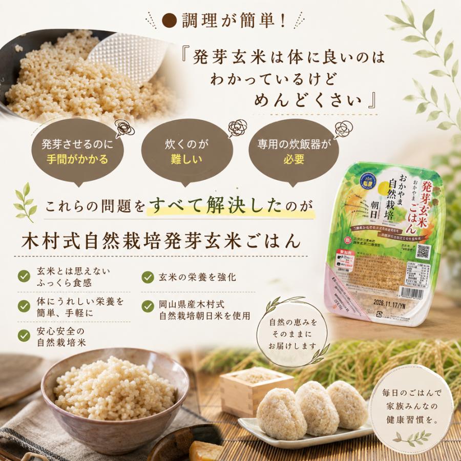 発芽玄米 パックご飯 40パック(180g×40個) レトルト 自然栽培 玄米