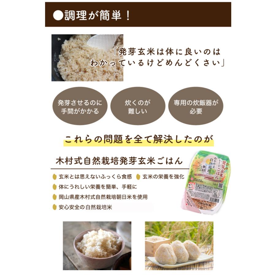 発芽玄米 パックご飯 40パック(180g×40個) レトルト 自然栽培 玄米 朝日米 木村式 農薬不使用 肥料不使用 除草剤不使用｜setouchi-myfarm｜05