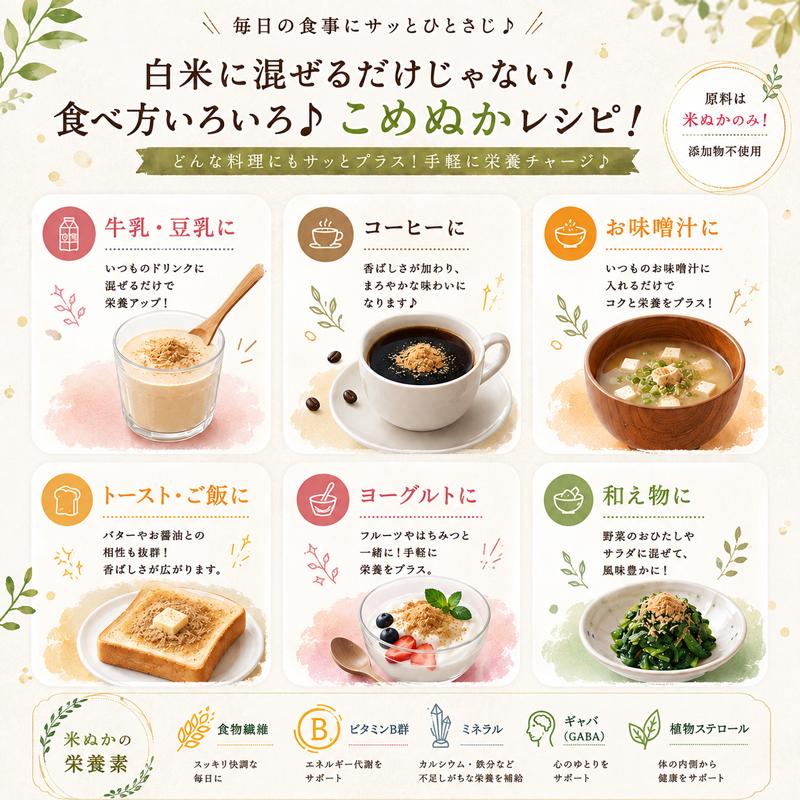 酵素玄米粉 自然栽培 食用 米ぬか パウダー 酵素玄米 【4g×30本】 自然