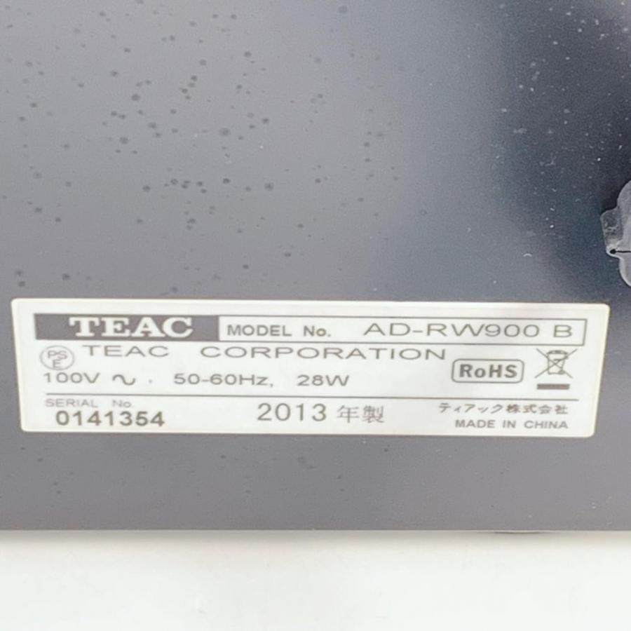 販売数激少 TEAC CD/カセットレコーダー USB接続対応 ブラック AD-RW900-B