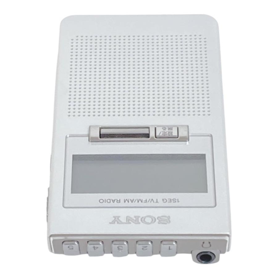 未使用品】SONYポケットラジオ XDR-63TVポケッタブルサイズFM/AM
