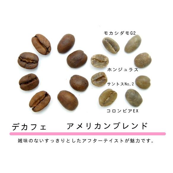 99.9％カフェインフリー　オーダーメイド　デカフェ　アメリカンブレンド　1kg（250g×4） カフェインレスコーヒー　ディカフェ｜setoyaki-coffee｜02
