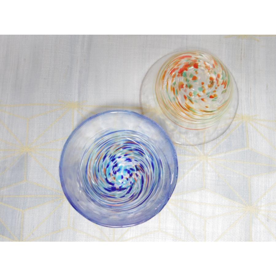 青森伝統工芸品　津軽びいどろ金彩碧瑠璃酒器セットと九谷青粒鉄仙　2個セット 津軽びいどろ 金彩碧瑠璃 酒器セット | 高級感のあるガラス酒器