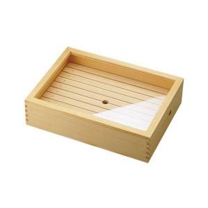 【貨物輸送無料】ネタ箱（大） 目皿・アクリル繊維蓋付 寿司桶-食器-食器、グラス、カトラリー