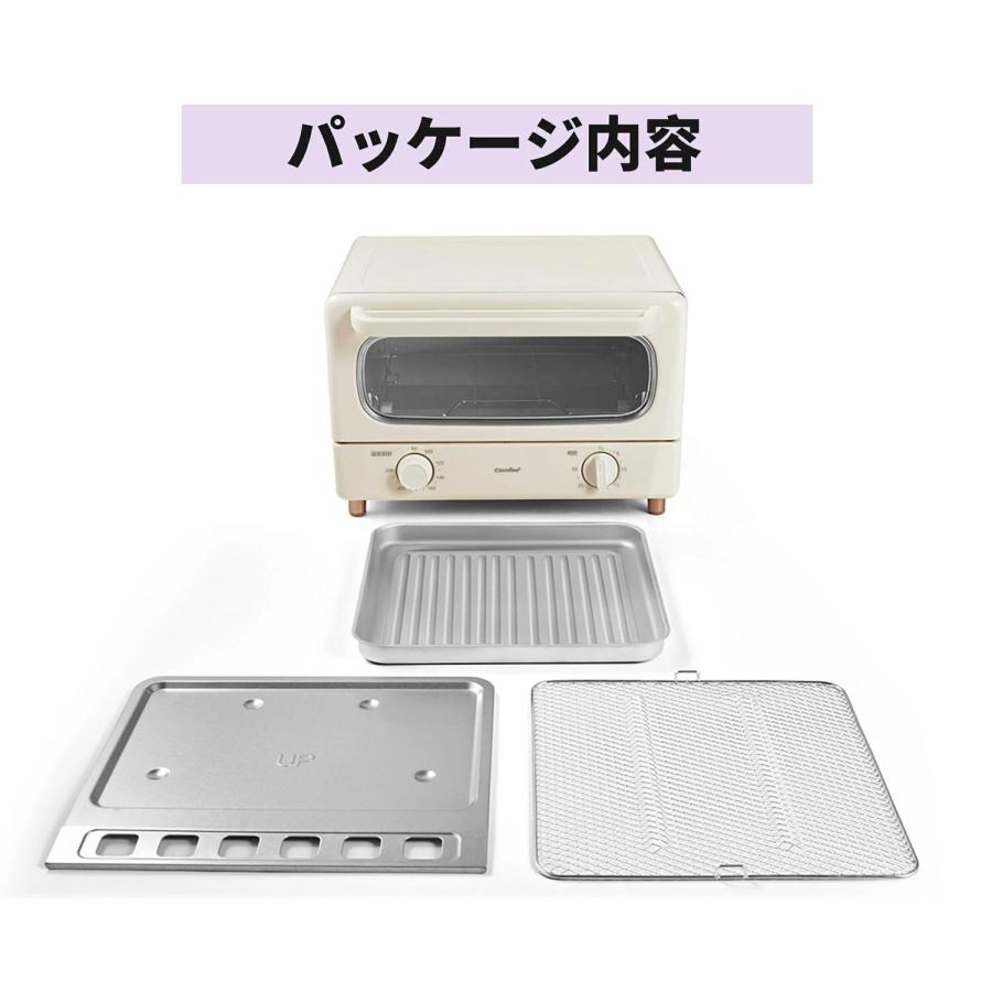 Comfee'（コンフィー） オーブントースター トースター 4枚焼き レトロ