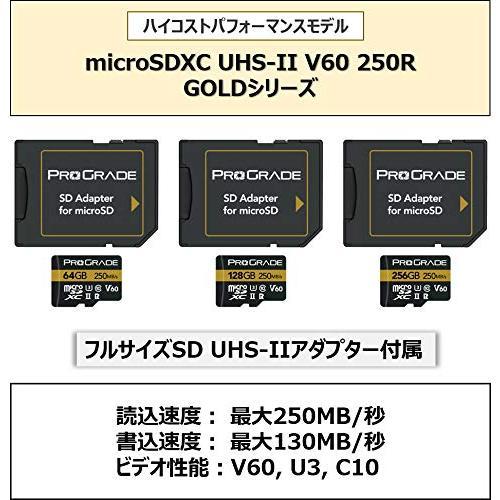 ショッピング日本 ProGrade Digital (プログレードデジタル) 【microSDXC UHS-II V60】 GOLD 256GB 正規輸入品【Am