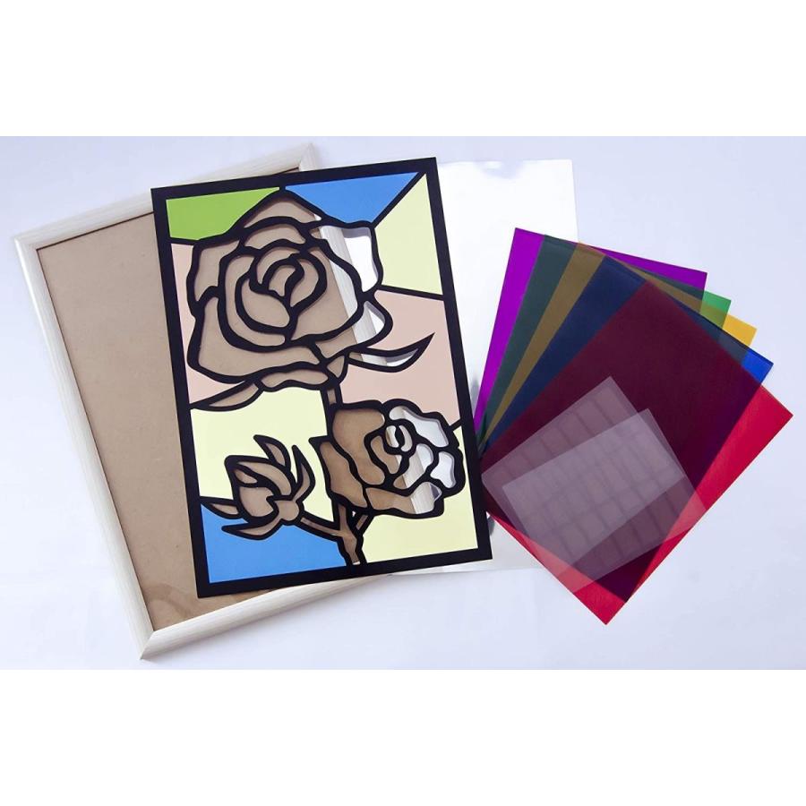 介護の定番 バラステンドグラス工作キット 簡単に作品作り 雪月花ショップ 通販 Yahoo ショッピング