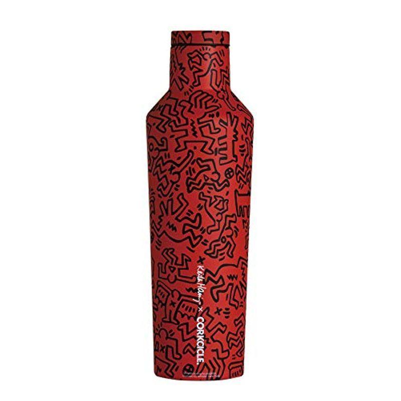 【信頼】 Keith Haring (レッド) 470ml CORKCICLE ボトル キースヘリング 水筒