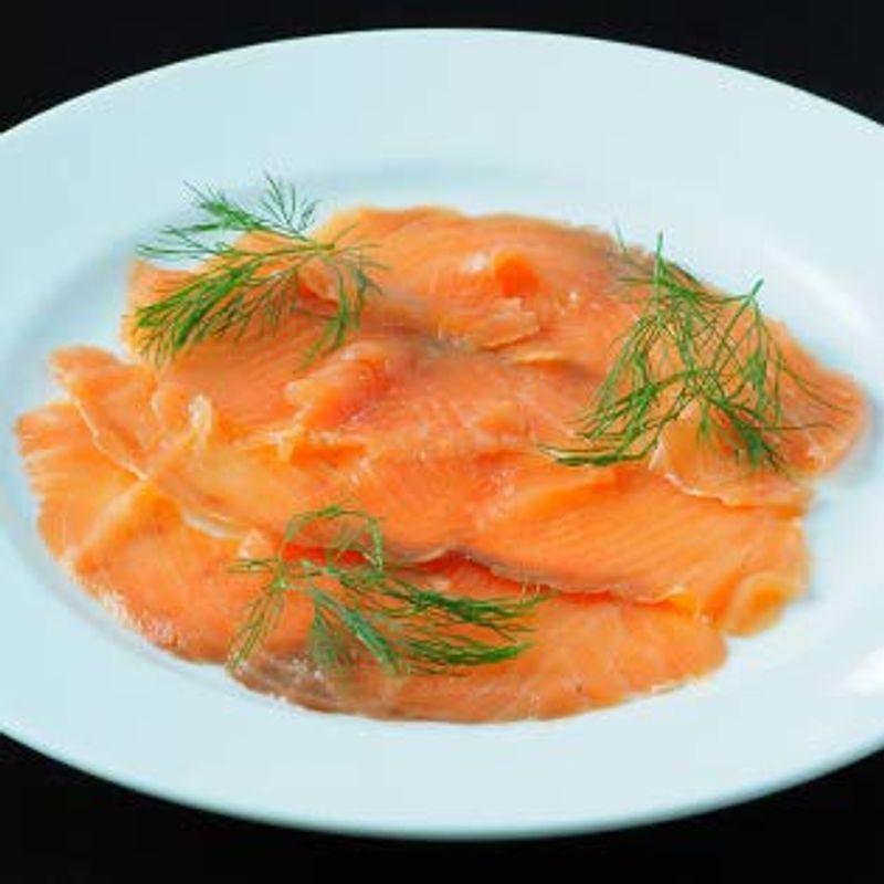 スモークサーモン 500g (pr)(74463)(チリ産、ノルウェー産、デンマーク産、他) 魚、鮮魚