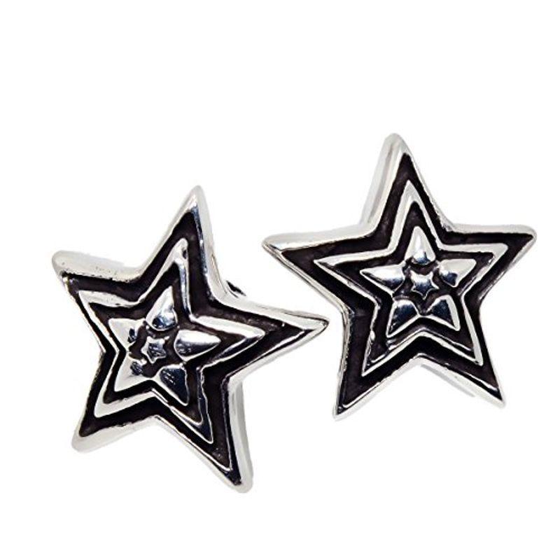 ファッション プレゼント サプライズ Sterling Silver 925純銀 2個1ペア シルバー 925 ピアス スター 星 シンプル ロック Amthgpw 152 Caife7b8rr Www Boulevardrestaurants Com
