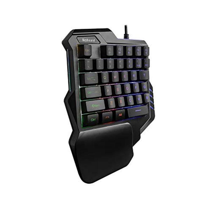 ゲーミングキーボード 自宅ゲーム 仕事pc用 イラスト左手デバイス用 片手キーボード 有線キーボード Windows Macを対応 1年間の 雪月花ショップ 通販 Yahoo ショッピング