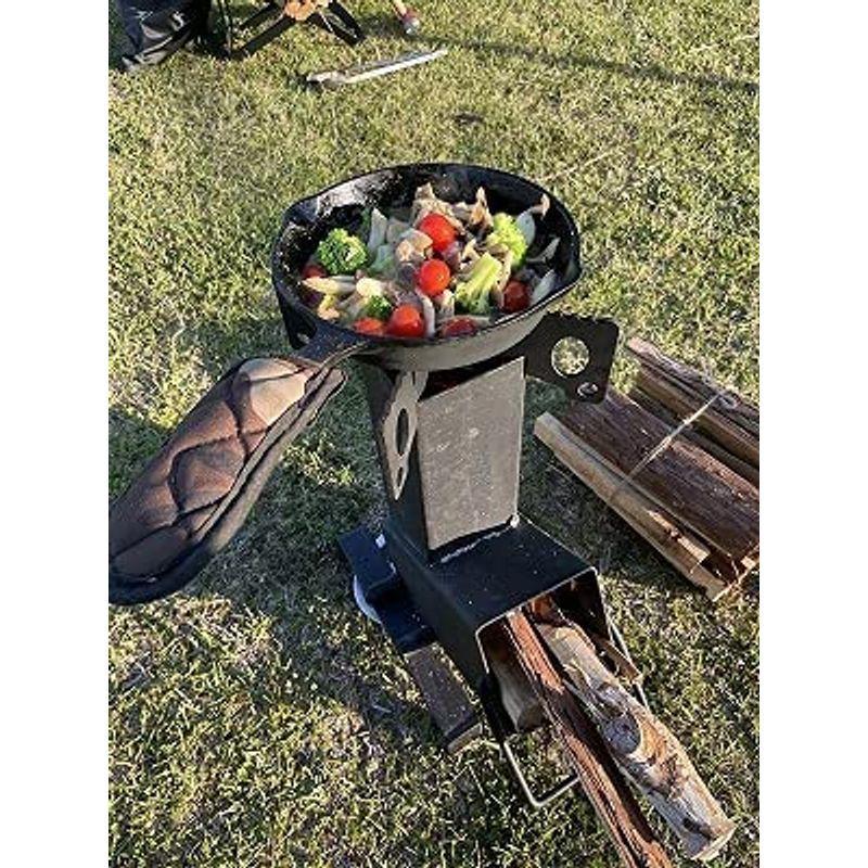 オリジナル Aludoa アルドア ロケットストーブ収納型持ち運びが簡単焚き火調理非常用災害時に役立つアイテム バーベキューコンロ Www Gatorheatandair Com