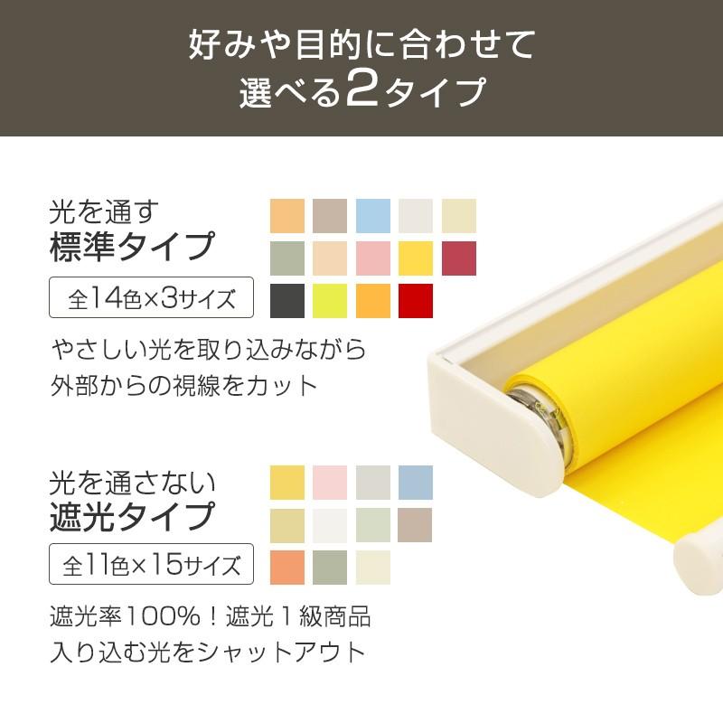 標準タイプ」ロールスクリーン90cm×180cm（全13色） : 節約