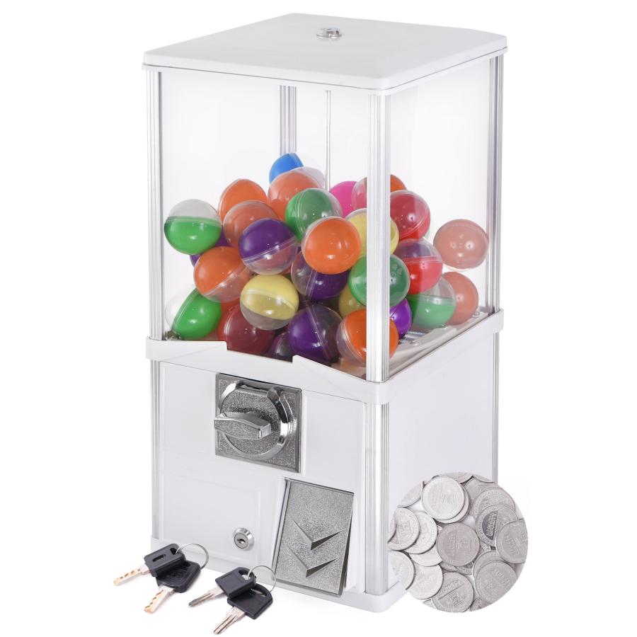 ガチャガチャ本体　業務用　カプセル付き ガチャガチャ 本体 業務用 メダル専用 55mm空カプセル50個 メダル50枚