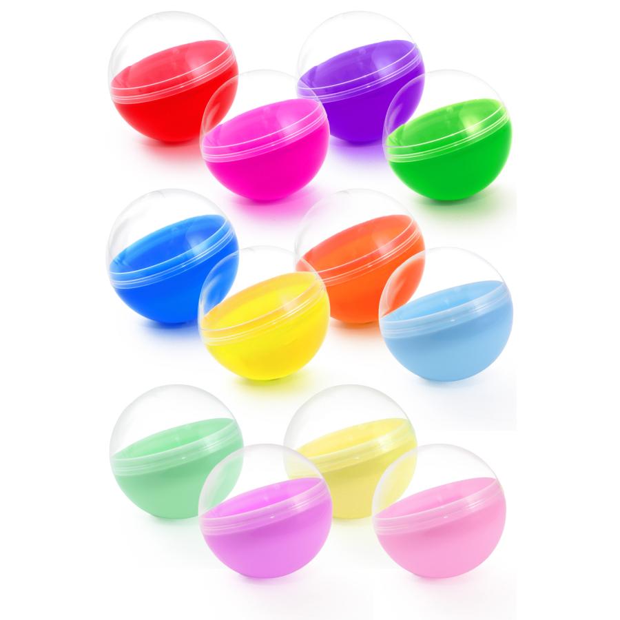 ガチャガチャ カプセル 55mm 空カプセル 60個セット or 150個セット 12