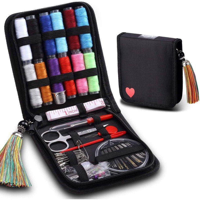 数量限定アウトレット最安価格 裁縫セット ソーイングセット Weifei 裁縫道具セット12色縫い糸あり 刺繍 手芸 裁縫 家庭用ソーイングセット おしゃれ かわいい 小 Originaljustturkey Com