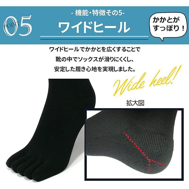 最も アスカ 1足 黒 23 25cm 五本指靴下 レディース レーヨンブークレ 5本指ソックス ハイソックス Www Iesmgkorreas Com