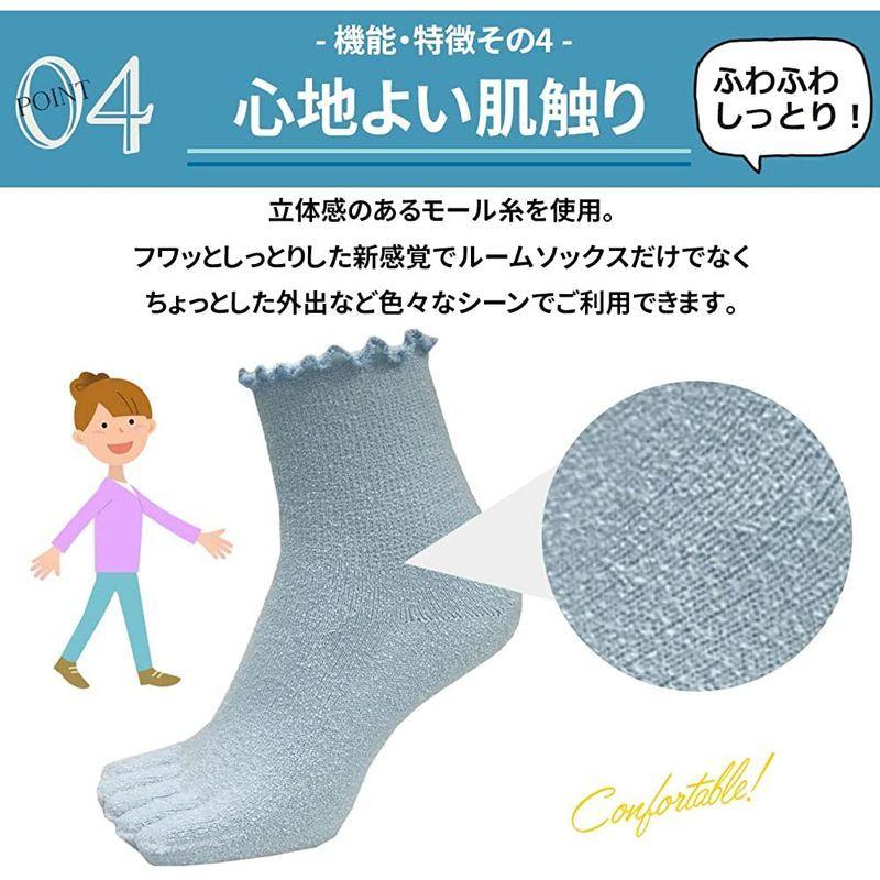 最も アスカ 1足 黒 23 25cm 五本指靴下 レディース レーヨンブークレ 5本指ソックス ハイソックス Www Iesmgkorreas Com