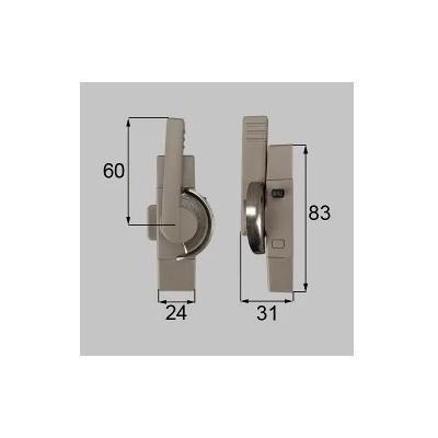 [8AKEY71L]トステム/LIXIL/新日軽　部材　引違い窓 錠 クレセント | LIXIL