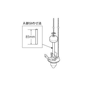 在庫あり [A-7633]INAX/LIXIL フラッパー弁ASSY | INAX | 02