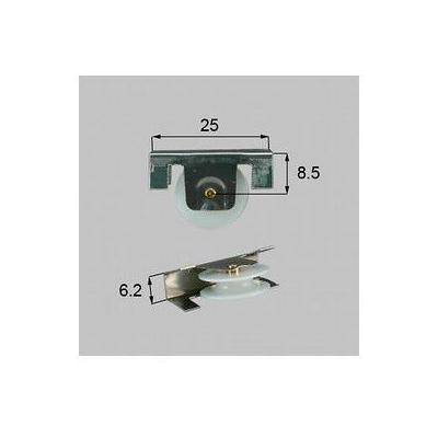 [A8LC65]トステム/LIXIL/新日軽　部材　網戸戸車　２個セット シルバー | LIXIL