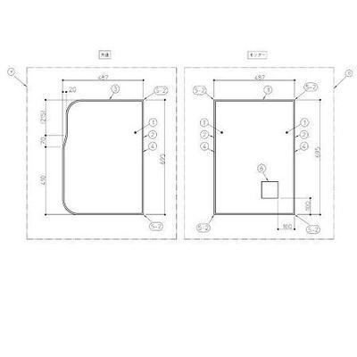 [AFKKS80032KSAA31W]TOTO　浴室部材　HD160スクエアラクカル3マイ(HDラクかるふた3枚)