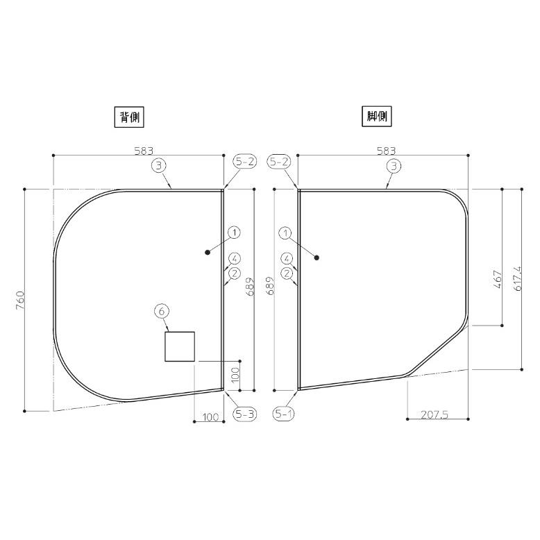 TOTO [AFKKS80042RSAA21W]TOTO 浴室部材 : 設備プラザ - 通販 - Yahoo