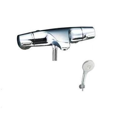 [BF-J147TSM]INAX/LIXIL サーモスタット付シャワーバス水栓 ジュエラ エコアクアシャワーSPA　めっき仕様 一般地用〈 BF-J147TSBの後継品〉 | 