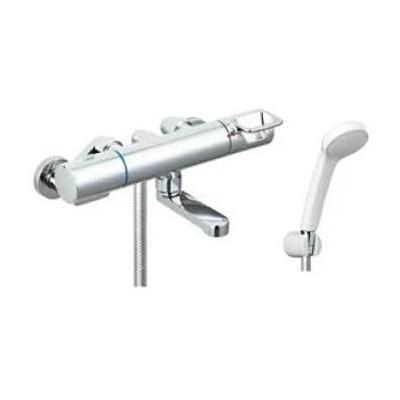 [BF-KA147TSG]INAX/LIXIL サーモスタット付シャワーバス水栓 洗い場専用 クロマーレS エコフルスプレーシャワー 一般地用 | 