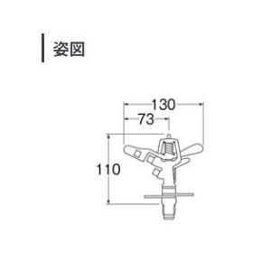 [C55F-13]三栄水栓 SANEI ガーデニング 水栓部材 パートサークルスプリンクラー上部 |  | 01