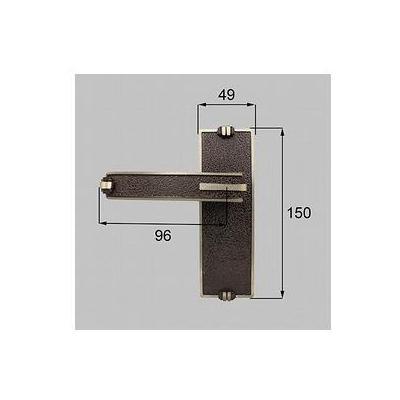 [C8AAB0213]トステム/LIXIL/新日軽　部材　D型 錠外部化粧座ハンドルセット受側　両開き用　 | LIXIL