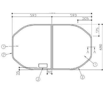 EKKS2JKAA22W TOTO 風呂ふた1200FC用2枚蓋セット EKKS2JKAA22W TOTO 風呂ふた1200FC用2枚蓋セット