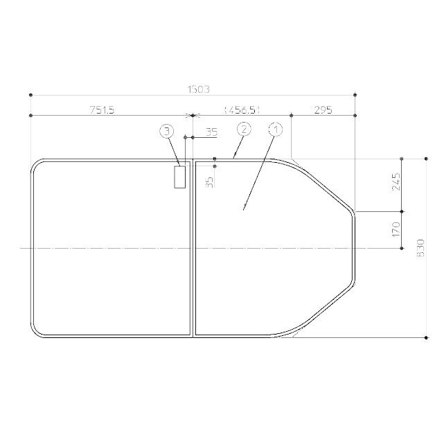 [EKK84083W5]TOTO　風呂ふた　コク−ン16*85ヨクソ−ワリフタ　ホオン・スイ コクーン16＊85割蓋　保温　〈EKK84083W4の後継品〉
