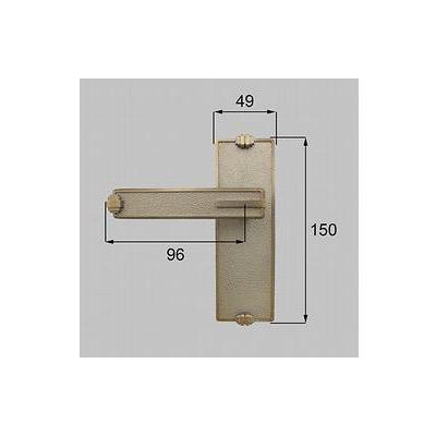 [G8AAB0213]トステム/LIXIL/新日軽　部材　D型 錠外部化粧座ハンドルセット受側　両開き用　 | LIXIL