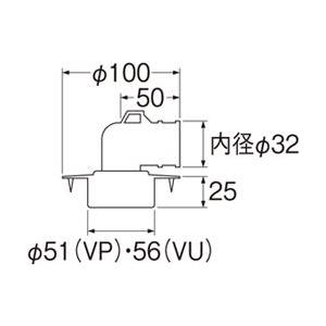 [H552-50]三栄水栓 SANEI 洗濯機周辺用品 ツバ広洗濯機排水口 住宅設備 水回り 水周り 排水 |  | 01