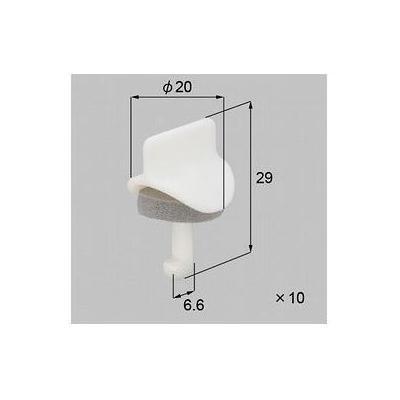 [H8NETC723]トステム/LIXIL/新日軽　部材　アルカーポ4型波板止めフックセット | LIXIL
